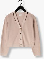 Beige DANTE6 Vest JENY RIB KNIT CARDIGAN Beige DANTE6 Vest JENY RIB KNIT CARDIGAN - medium
