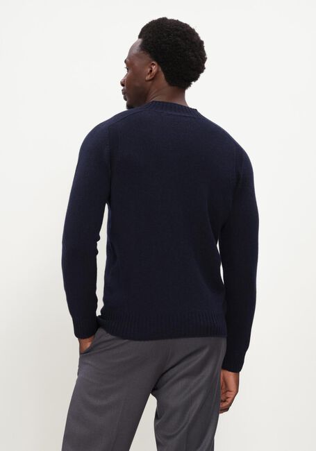 Donkerblauwe GRAN SASSO Trui MOCK L/SLV - large