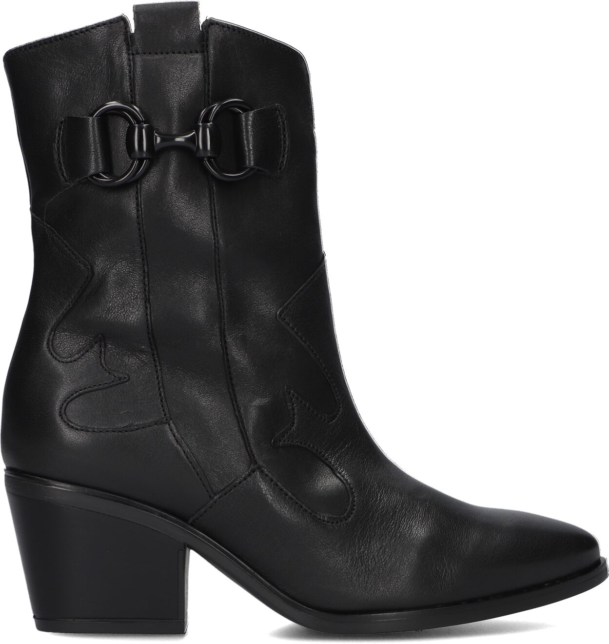 Gabor Cowboylaarzen Dames 694, Maat: 42, Materiaal: Leer, Kleur: Zwart