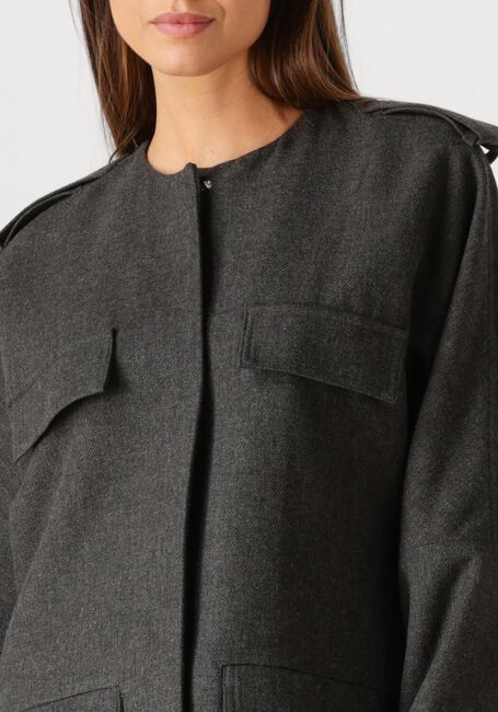 Donkergrijze MARGAUX LONNBERG Maxi jurk TESS ROBE - large