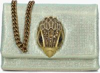 Gouden KURT GEIGER LONDON Schoudertas MINI KENSINGTON FLAP - medium