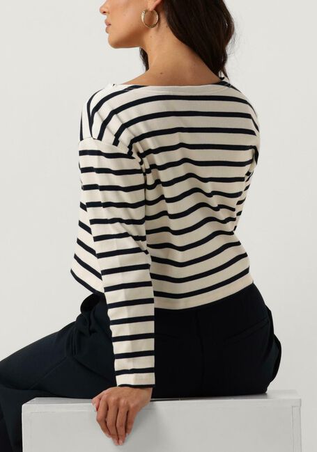 Blauwe CO'COUTURE Tops & T-shirts CLASSIC STRIPE CROPPED SWEAT - large