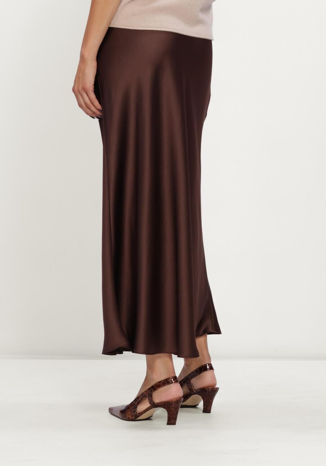 Bruine LUISA CERANO Maxirok SATIN-ROCK - large
