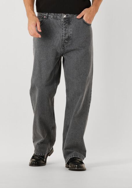 Donkergrijze FILLING PIECES Straight leg jeans DENIM PANTS WASHED - large