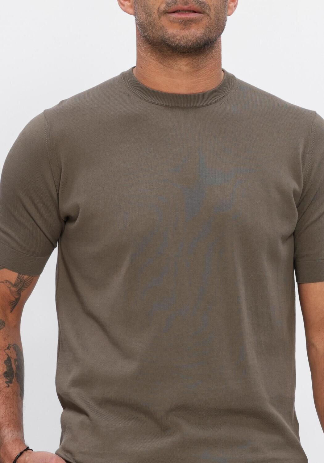 Olijf FILIPPO DE LAURENTIIS T-shirt TSHIRT MC - large