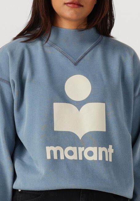 Blauwe MARANT ETOILE Sweater MOBY-GA 25ASW0003FA - large