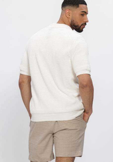 Ecru WAHTS Polo RYANS KNITTED COMBED COTTON - large
