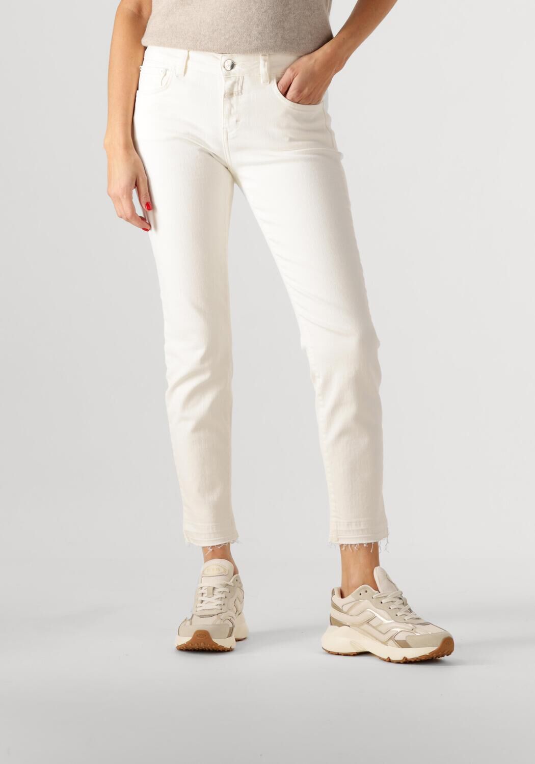 Closed Skinny Jeans Dames Baker, Maat: 25/32, Kleur: Ecru