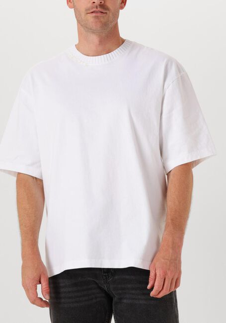 Witte AXEL ARIGATO T-shirt APEX RIBBED T-SHIRT - large