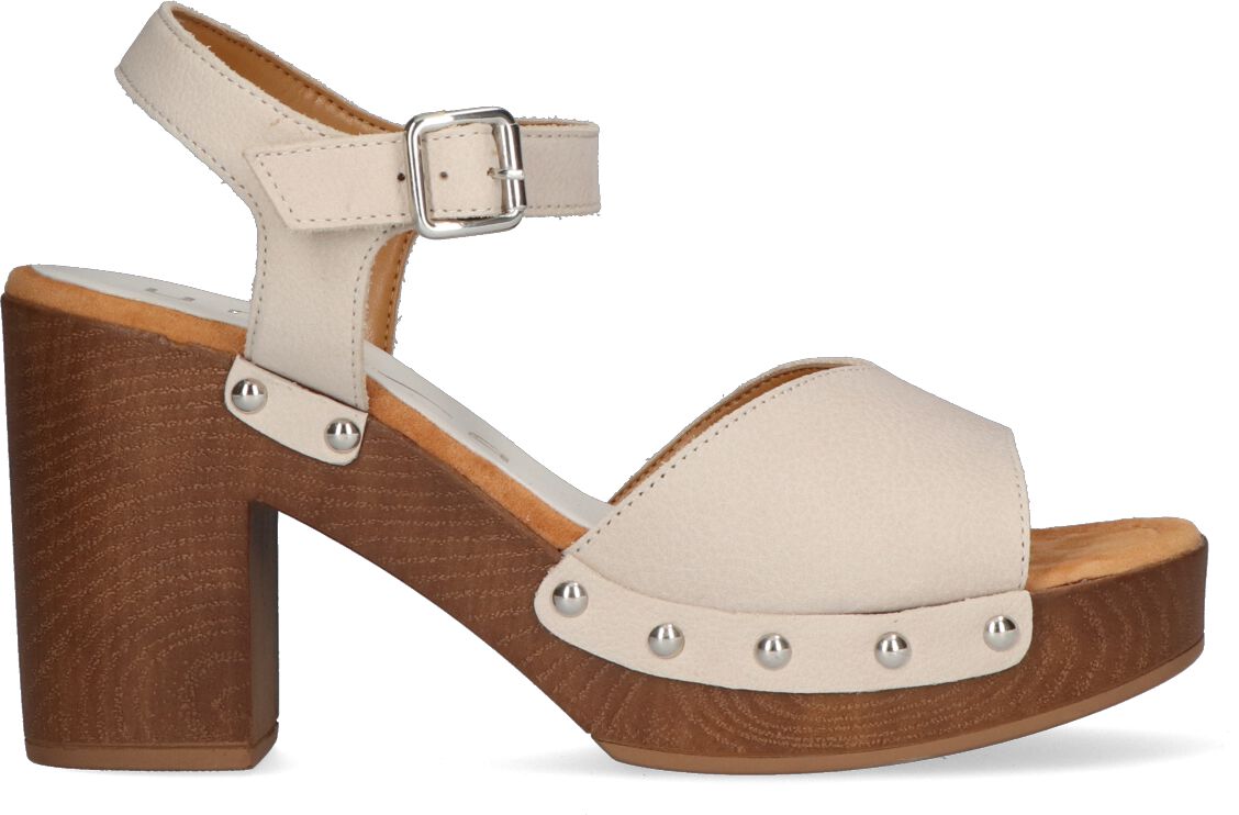 Unisa Sandalen
Dames Taco, Maat: 39, Materiaal: Leer, Kleur: Wit