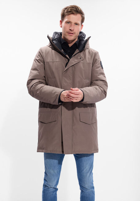 Zand CANADA GOOSE Jassen HYBRIDGE GROVE KNIT HOODY - large