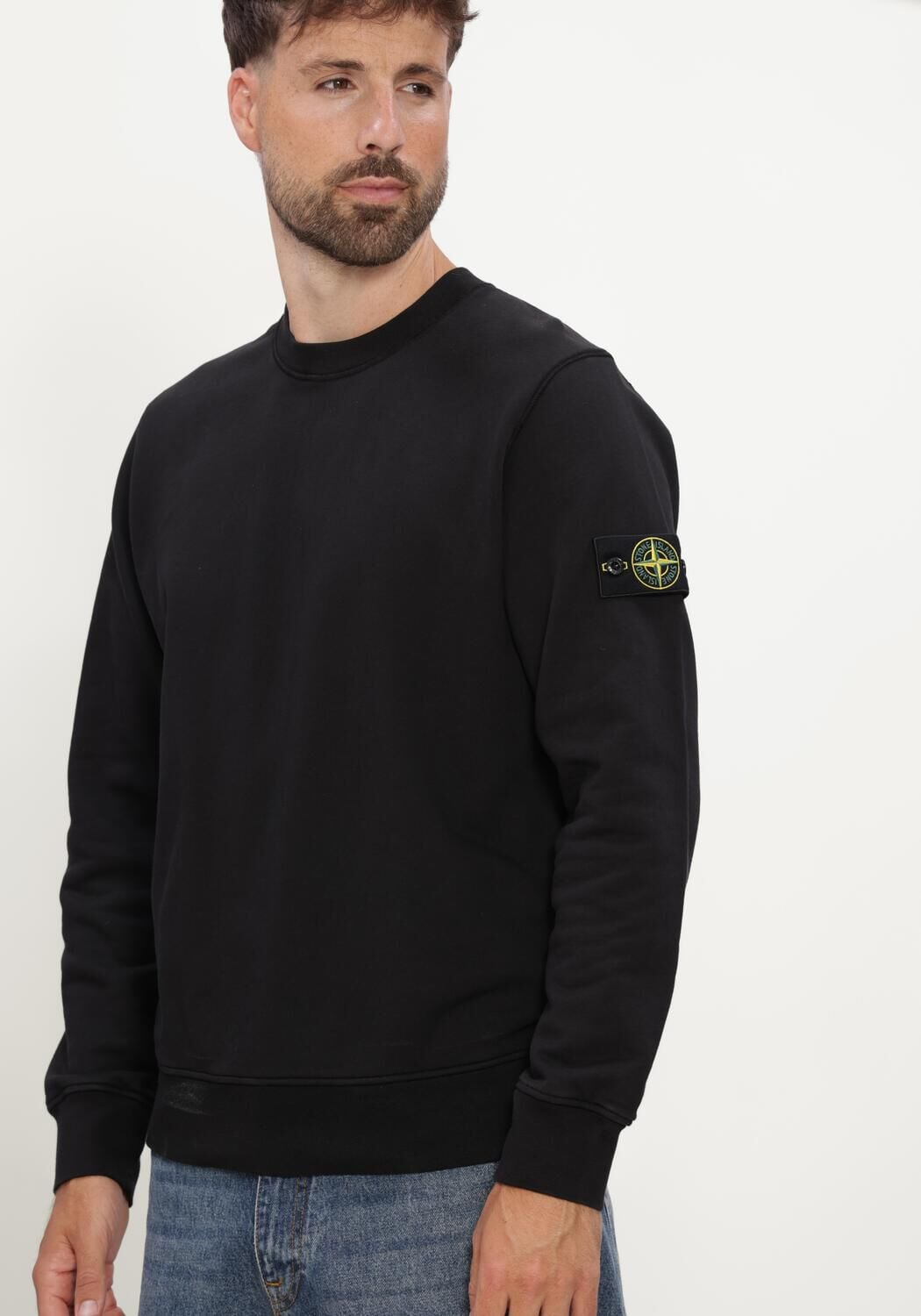 Zwarte STONE ISLAND Trui SWEATSHIRT S0051 - large