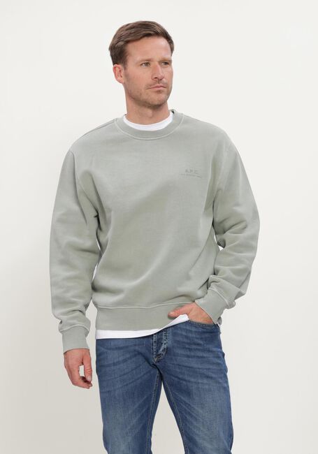 Groene APC Sweater SWEATSHIRT FERNANDO - large