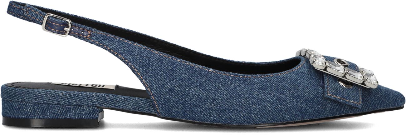 Bibi Lou Slingbacks
Dames 534z67vk, Maat: 36, Materiaal: Denim, Kleur: Blauw