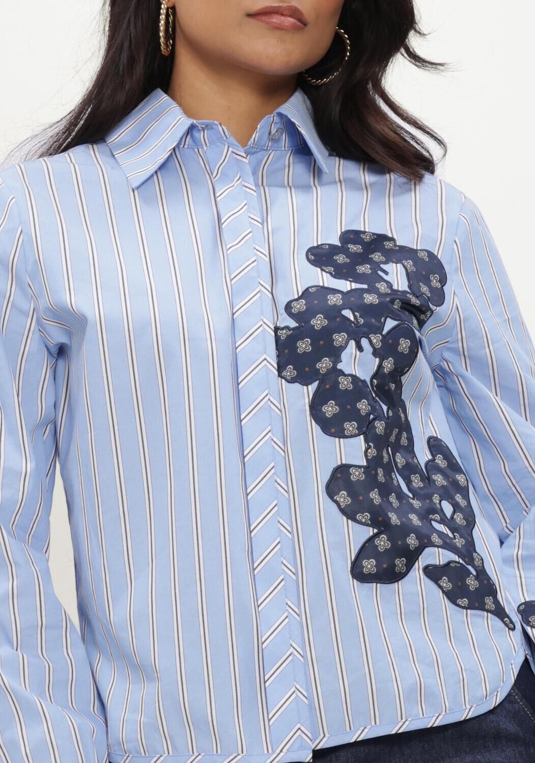 Lichtblauwe CAROLINE BISS Blouses 4679 - large