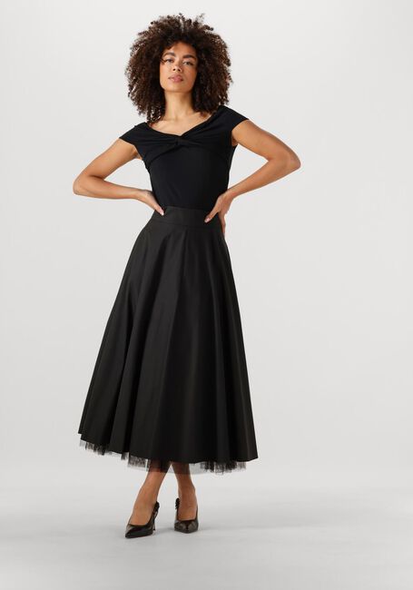 Zwarte DOROTHEE SCHUMACHER Maxirok LIGHT TOUCH SKIRT - large