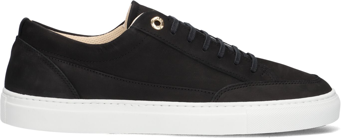 Mason Garments Lage Sneakers Heren Tia Dress Nub, Maat: 45, Materiaal: Nubuck, Kleur: Zwart