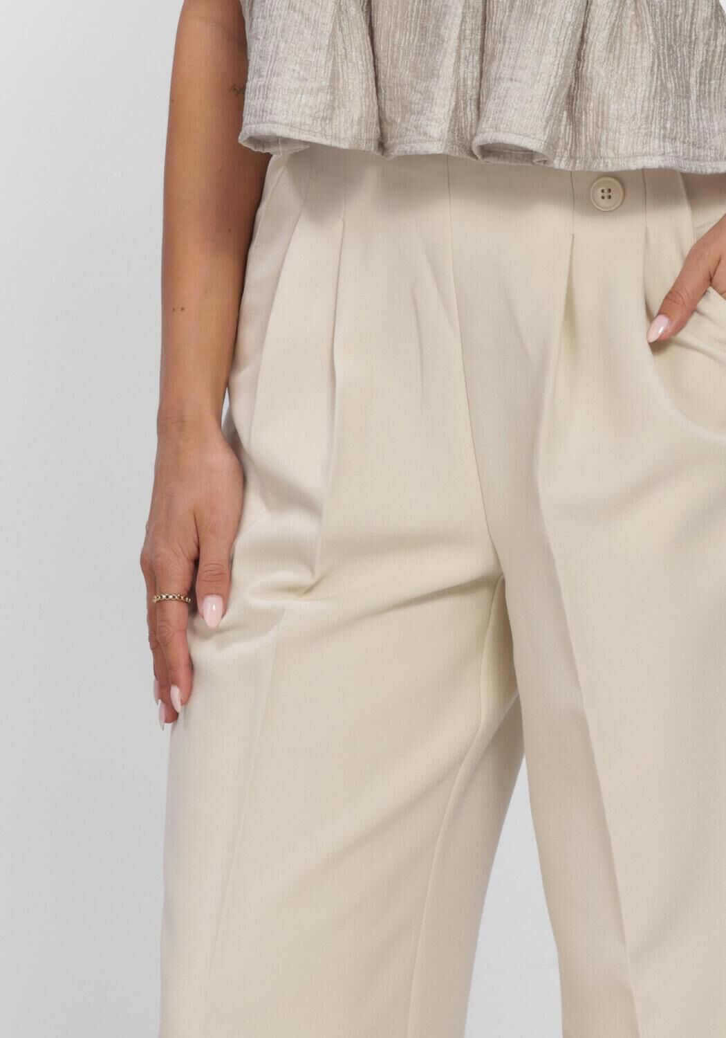 Beige CO'COUTURE Wijde broek ACILECC PLEAT PANT LL - large
