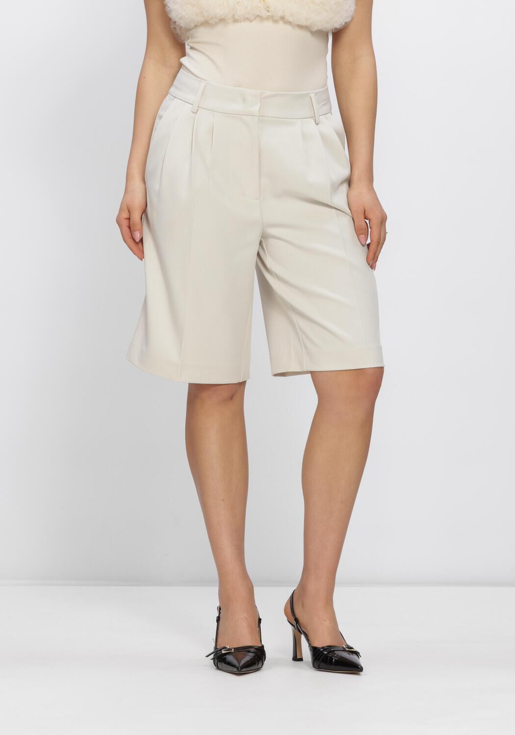 Haute L'Amitié Bermuda Dames Premiere Bermuda, Maat: M, Kleur: Ecru afbeelding 1