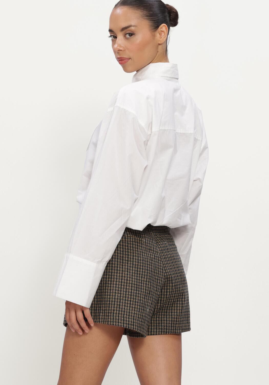 Witte RUBY TUESDAY Blouses KARMEL POPLIN SHIRT WITH BOW COLLAR - large