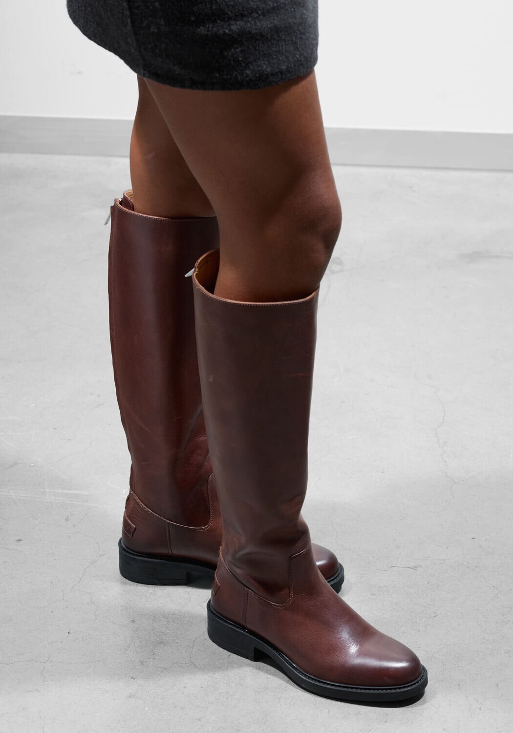 Cognac SHABBIES Hoge laarzen DEAN TALA - medium