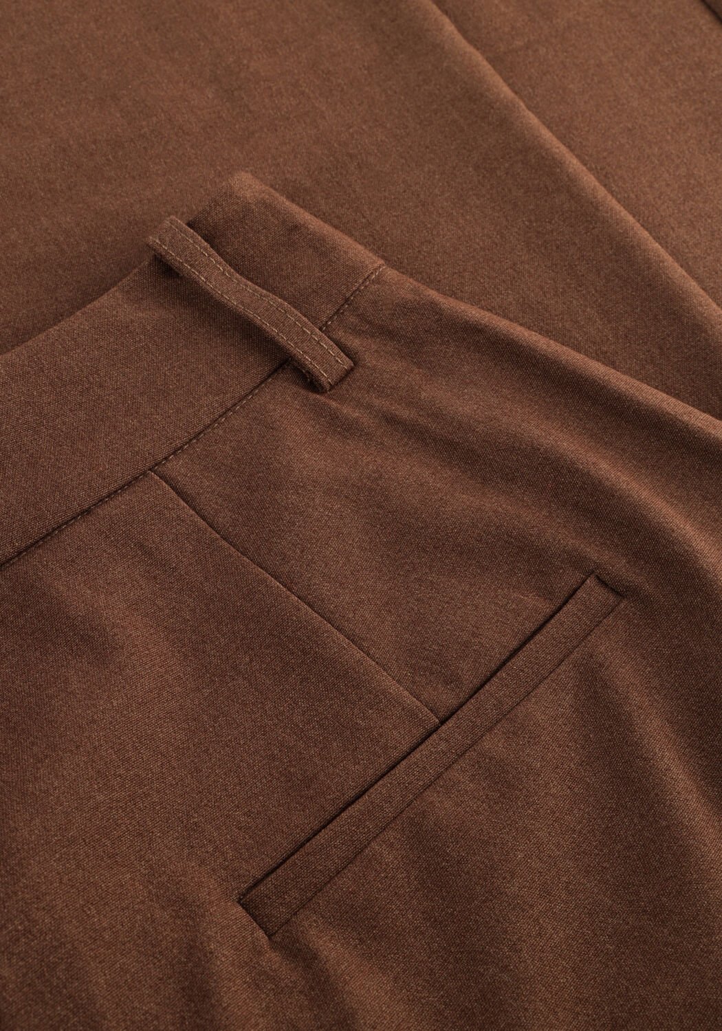 Bruine SUNCOO Wijde broek JONAS - large