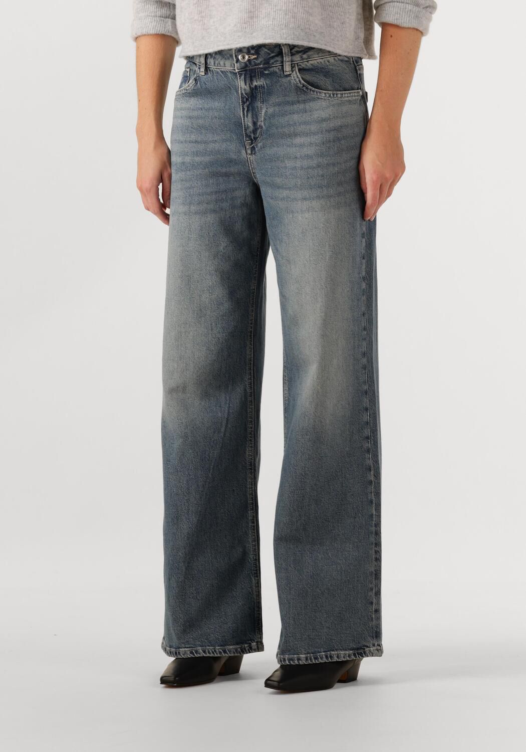 Mos Mosh Wide Jeans Dames Mmdara Mai Jeans, Maat: 31, Kleur: Blauw afbeelding 1
