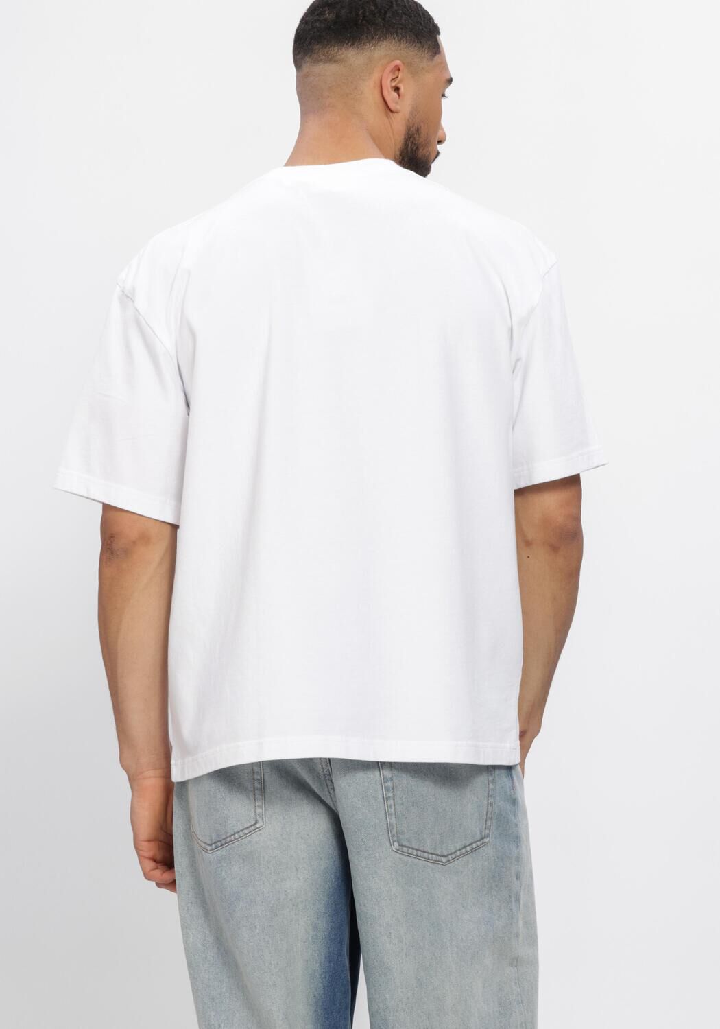 Witte AXEL ARIGATO T-shirt DISTORT WASHED T-SHIRT - large