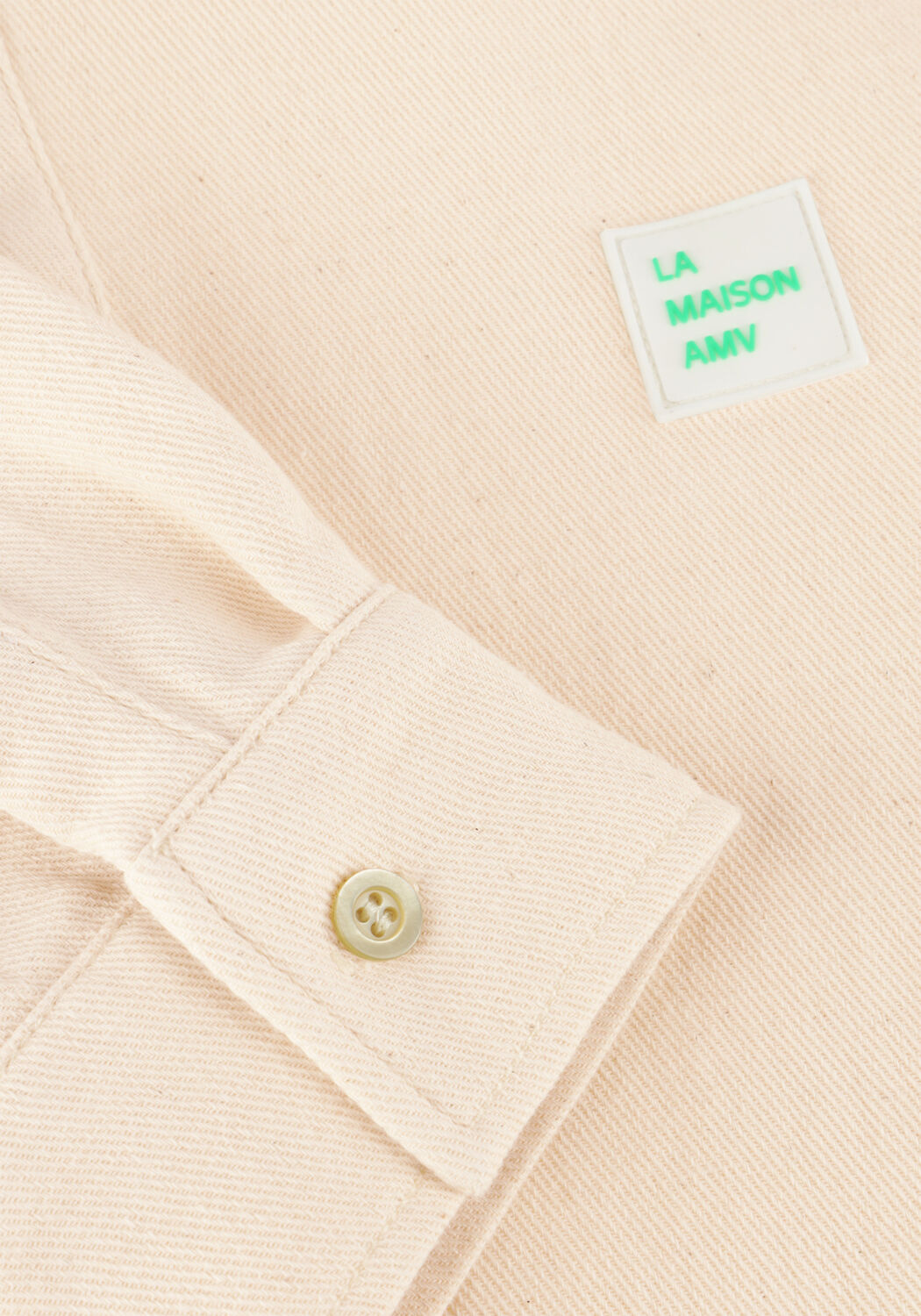 Ecru AMERICAN VINTAGE Overshirt AFAZ CHEMISES - large