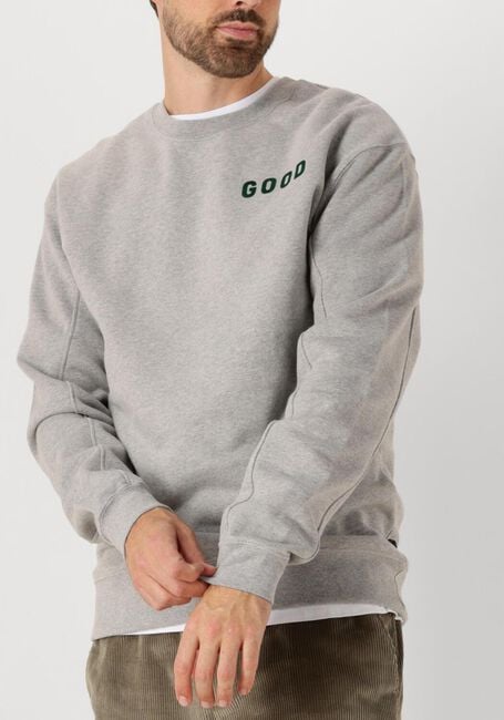 Grijze THE GOODPEOPLE Sweater LTEDDY - large