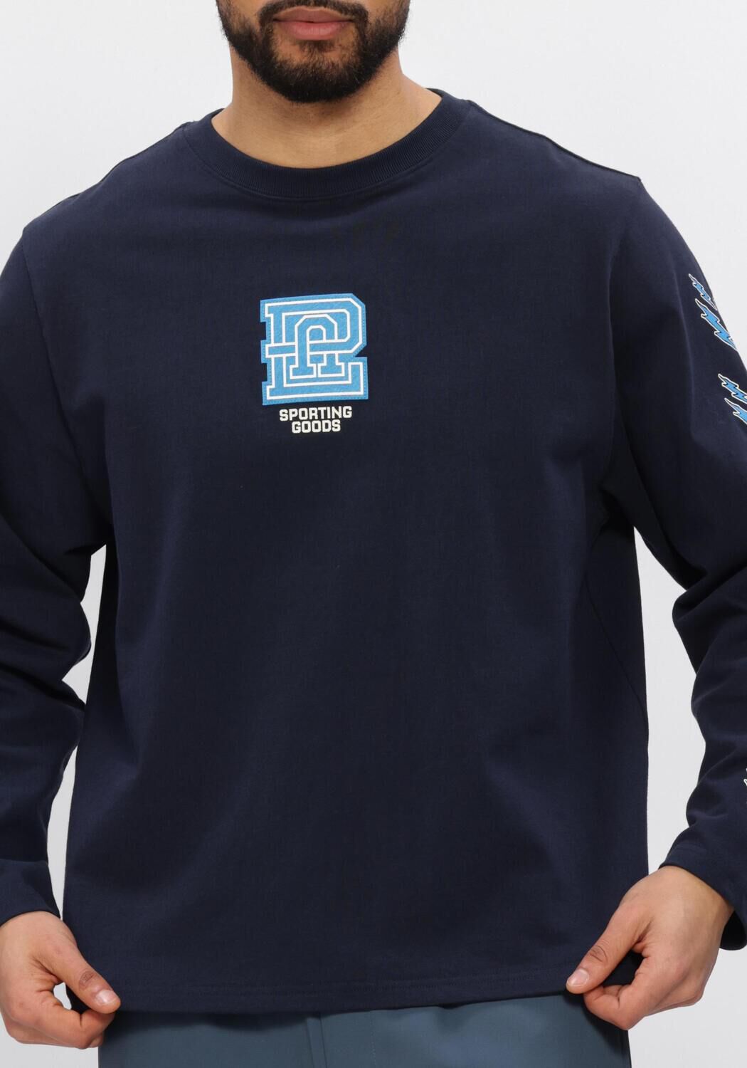 Donkerblauwe PAL Sporting Goods Polo INAZUMA LONGSLEEVE - large