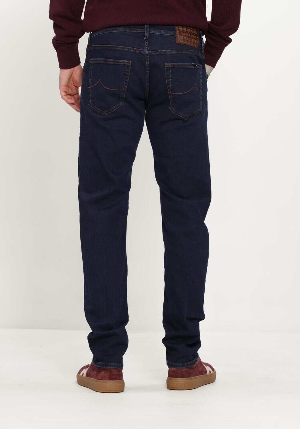 Donkerblauwe JACOB COHEN Straight leg jeans PANT 5 PKT SUPER SLIM FIT NICK SLIM - large