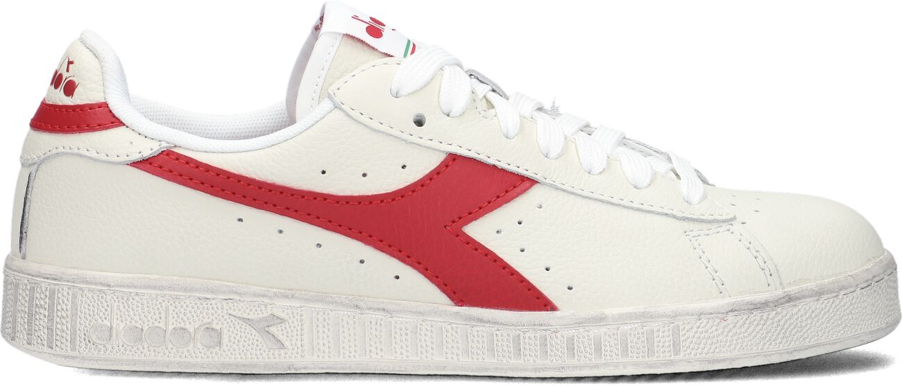 Diadora Lage Sneakers Dames Game L Low Waxed Wn, Maat: 36, Materiaal: Leer, Kleur: Wit