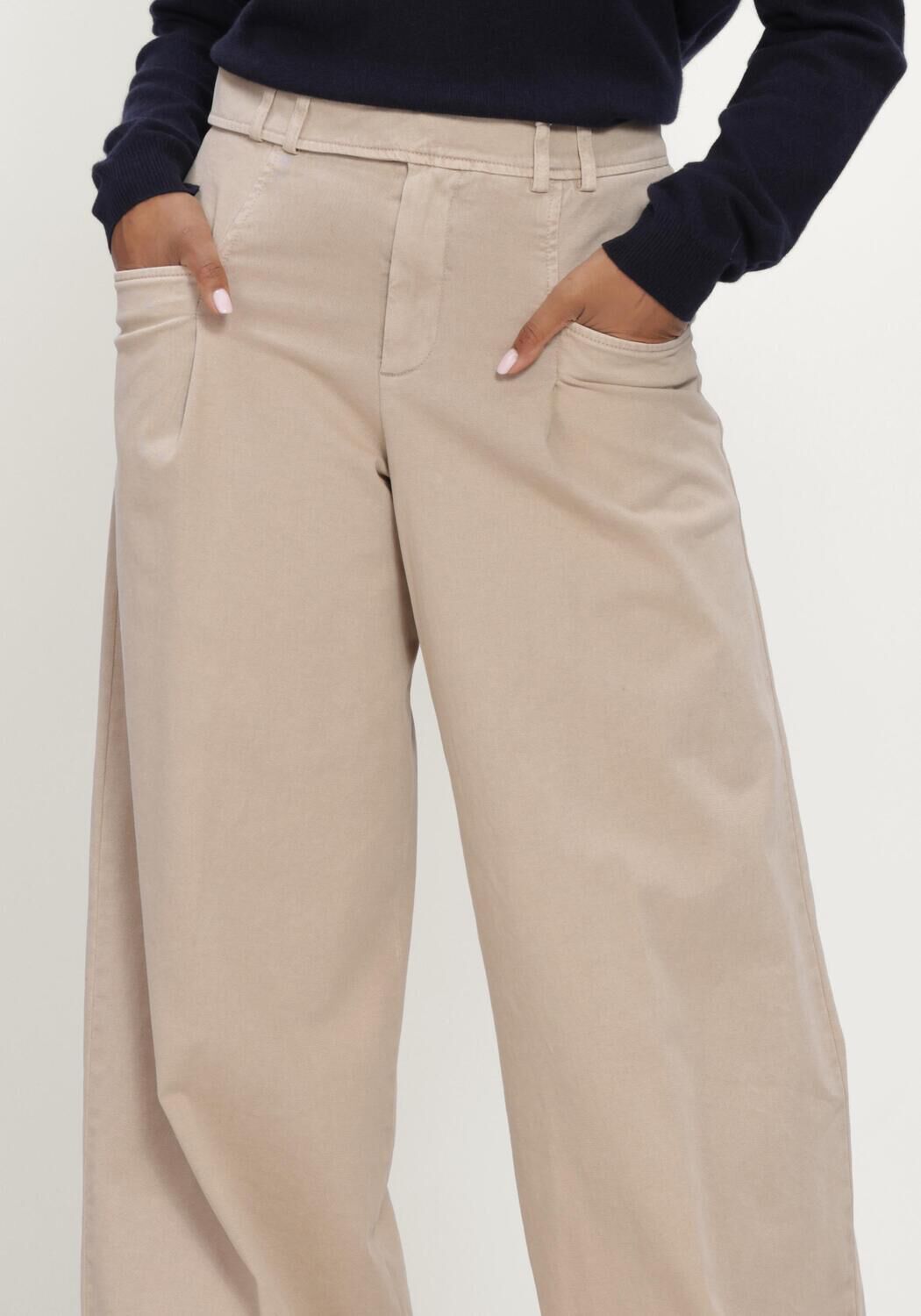 Beige CLOSED Wijde broek WES - large