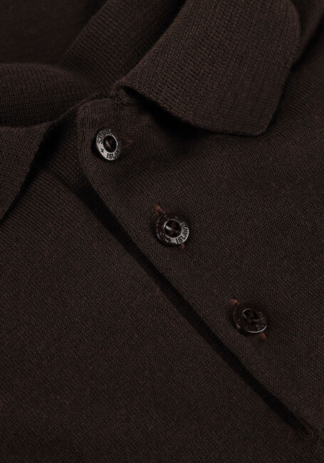 Bruine STONE ISLAND Trui LS POLO - large