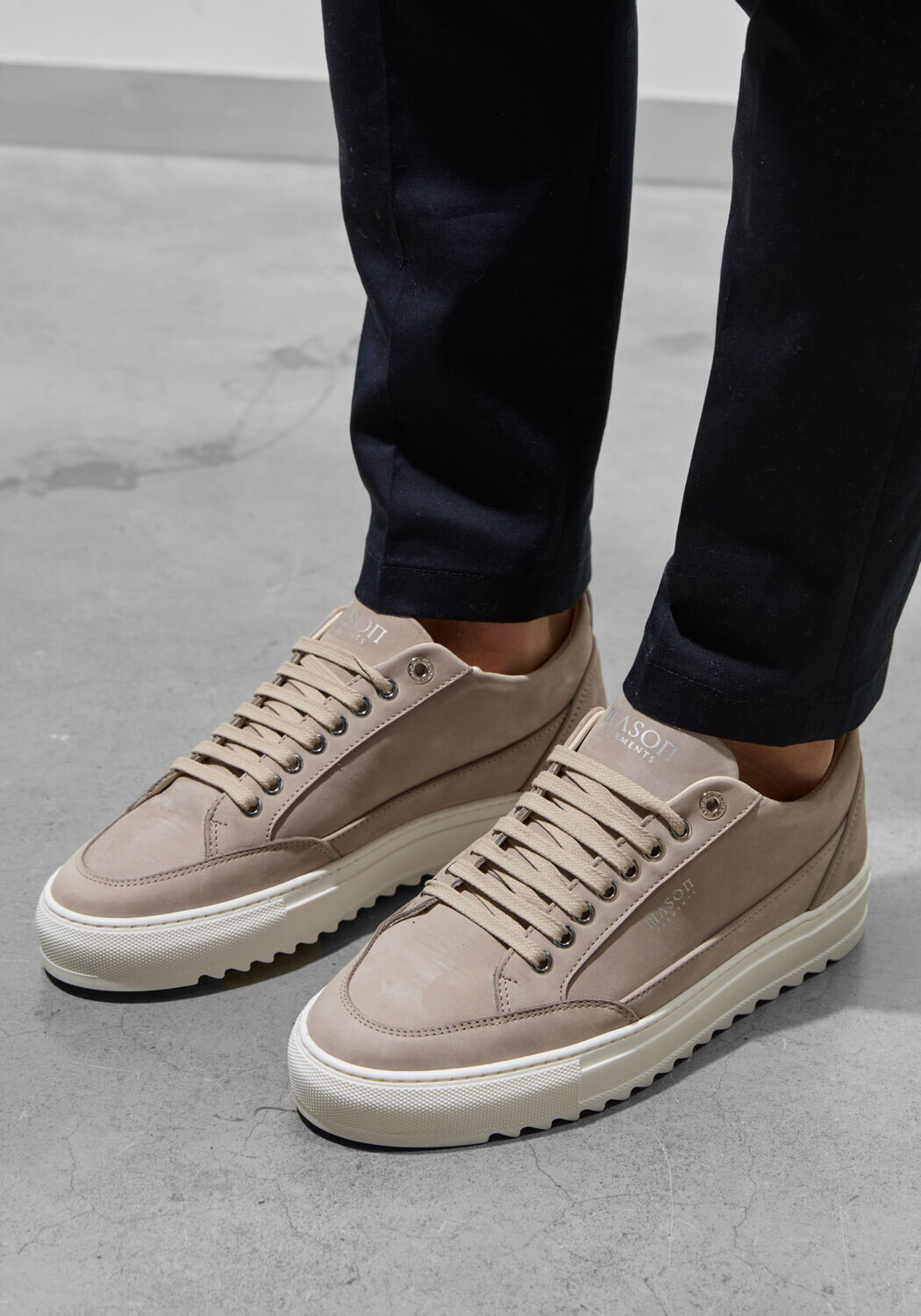 Taupe Mason Garments Lage sneakers TIA ORIGINALE NUOVO - medium