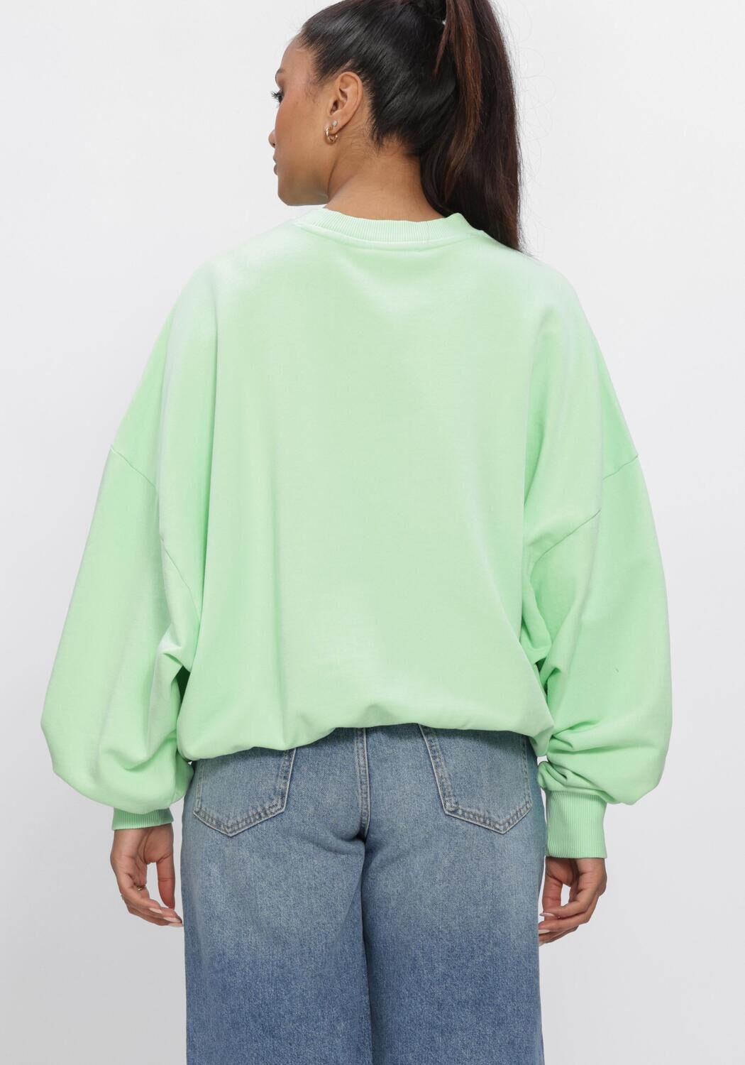Groene STIEGLITZ Truien/vesten NOVIA OVERSIZED SWEATER - large