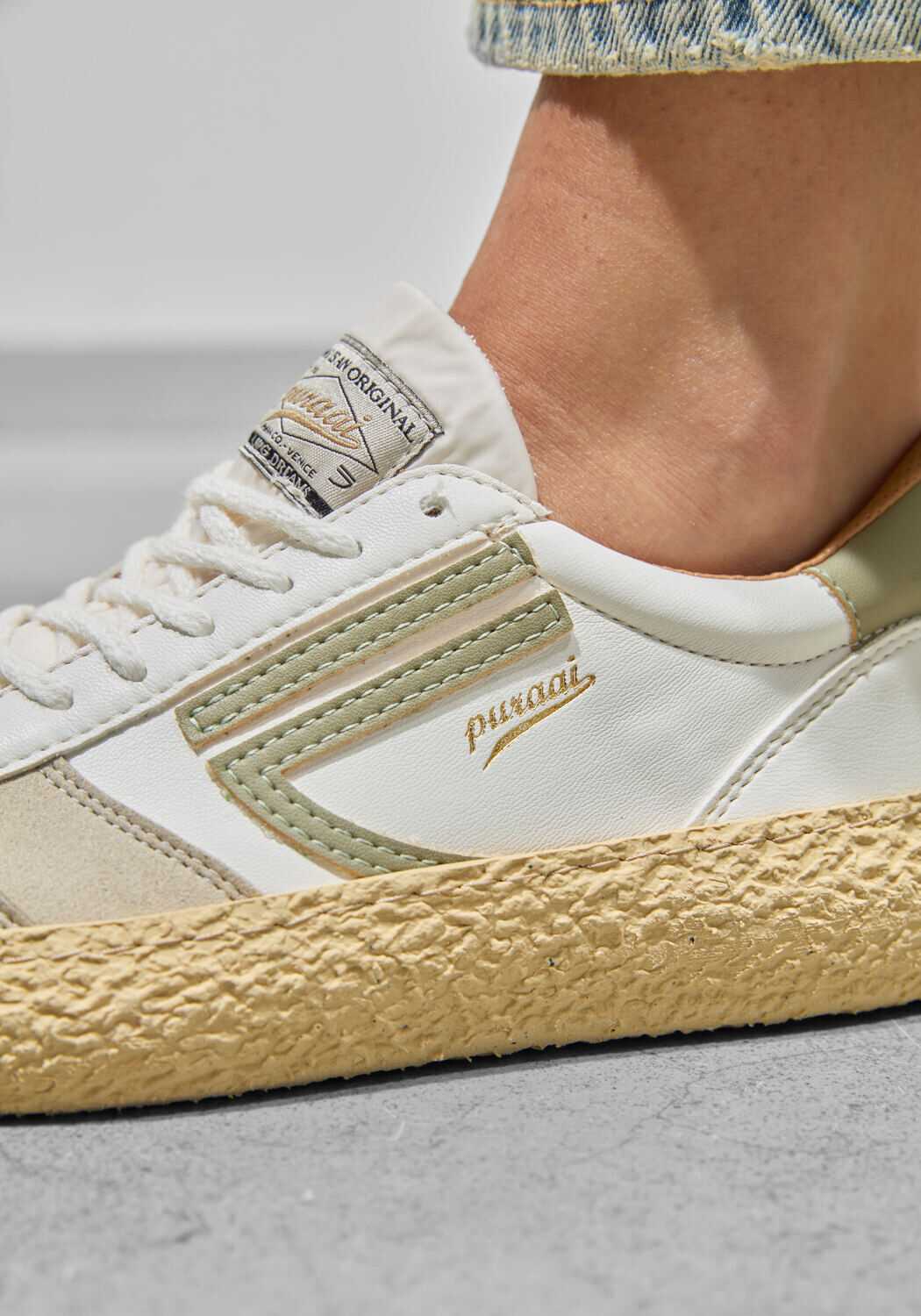 Witte PURAAI Lage sneakers 1.01 CLASSIC - large