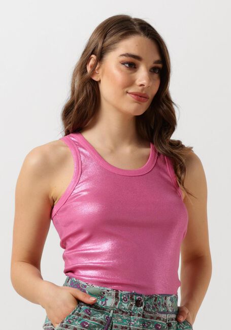 Roze SUMMUM Top RIB TANKTOP COTTON RIB - large