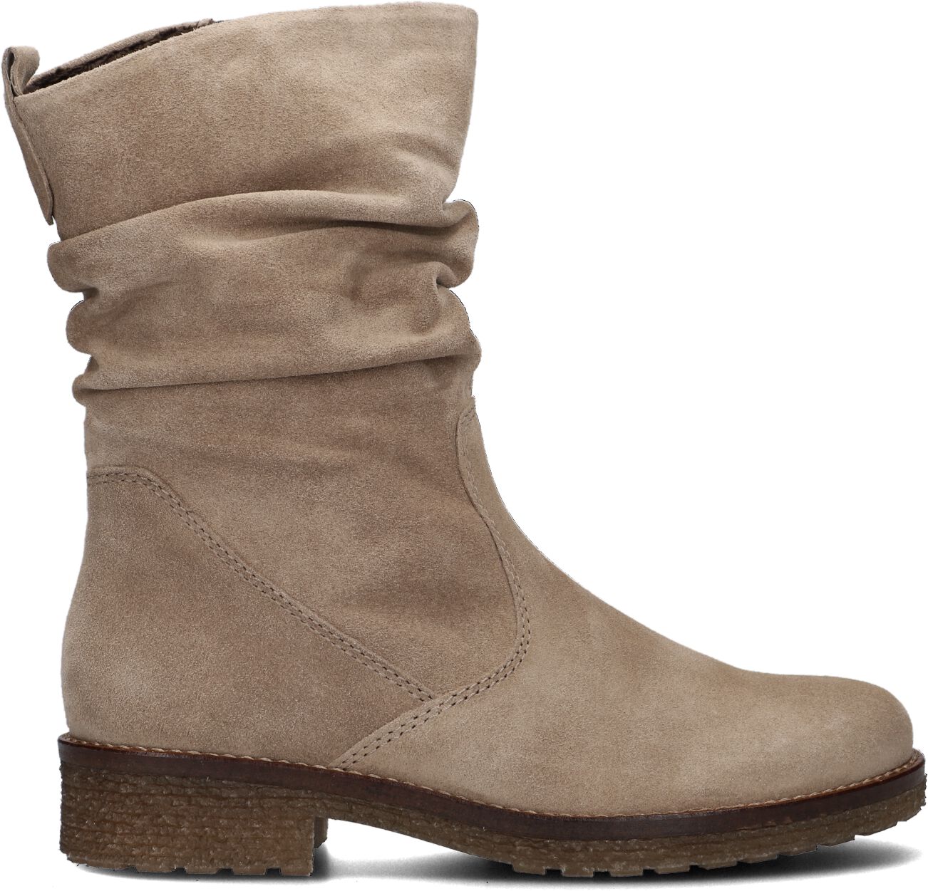Gabor Enkellaarsjes
Dames 703.1, Maat: 35, Materiaal: Suède, Kleur: Beige