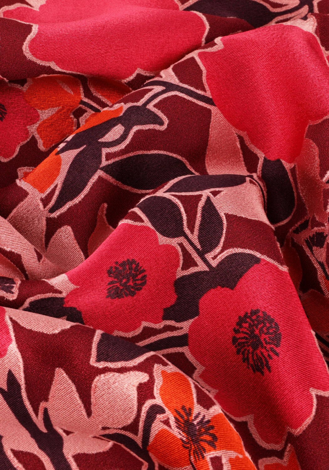 Rode AAIKO Midi jurk LAVINA PES 505 DRESS - large