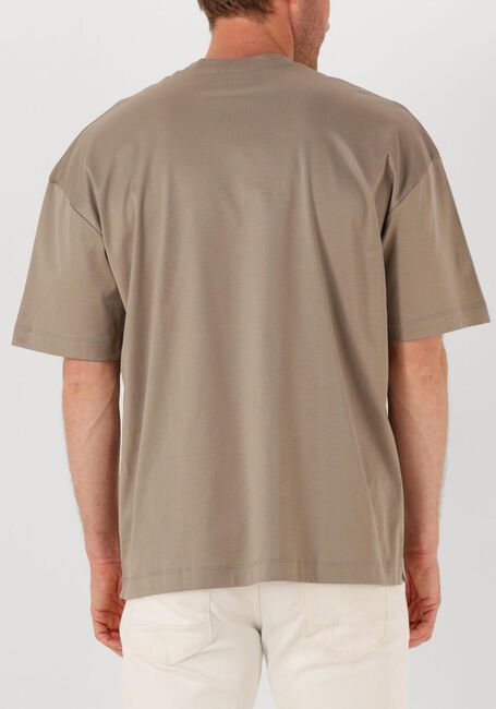Taupe VALENZA Polo / T-shirt 1026 INTERLOCK SUPIMA OVERSIZED T SHIRT - large