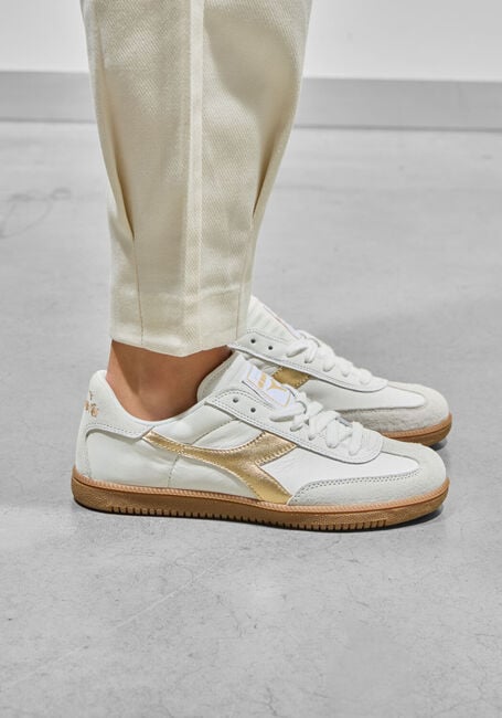 witte diadora heritage lage sneakers trainer dore