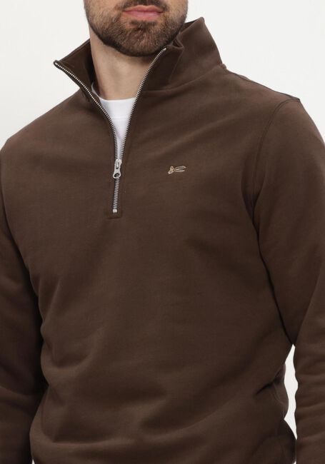 Bruine DENHAM Sweater SCISSOR ZIP SWEAT - large