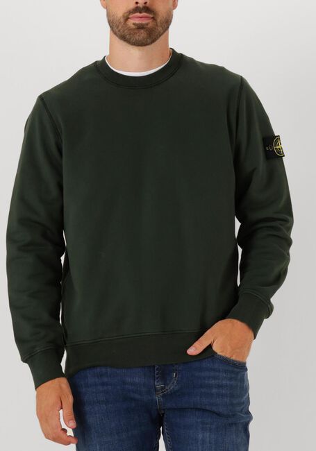 Donkergroene STONE ISLAND Trui SWEATSHIRT - large