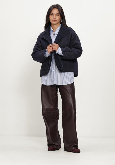 Blauwe KNIT-TED Jassen JILL JACKET - large
