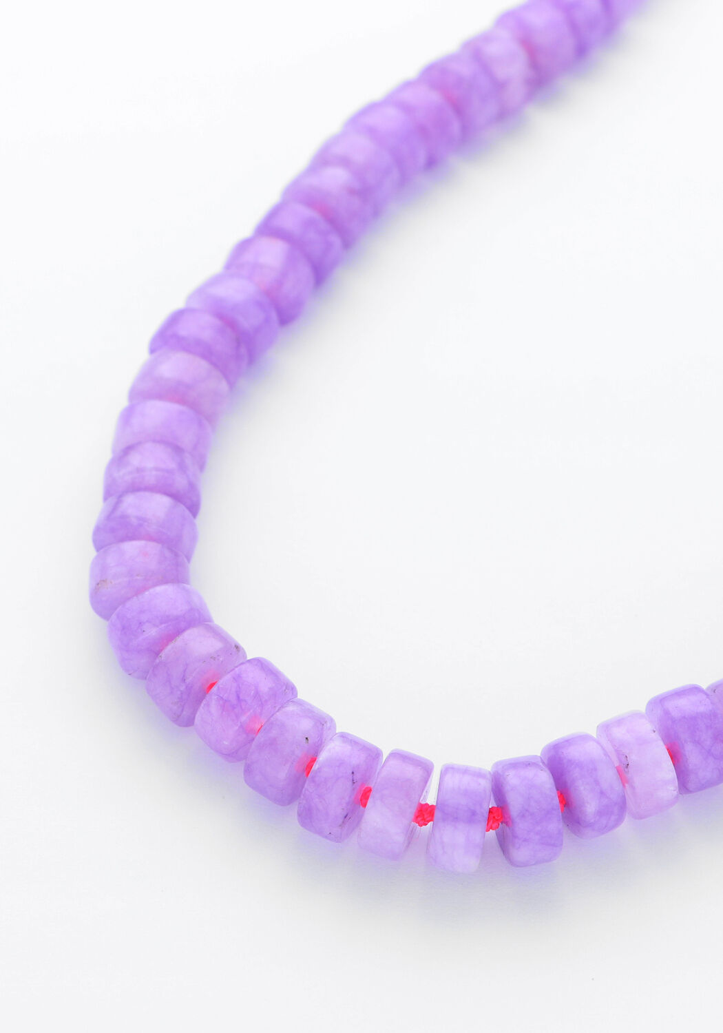 Goudkleurig BONNIE STUDIOS Sieraad PHIL PURPLE NECKLACE - large