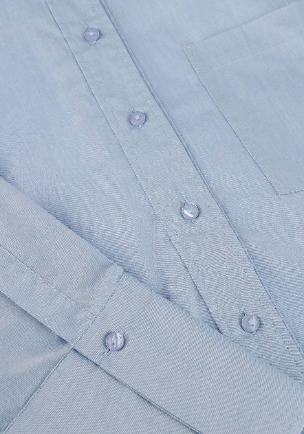 Lichtblauwe CO'COUTURE Blouses POPPY CUFF SHIRT - large