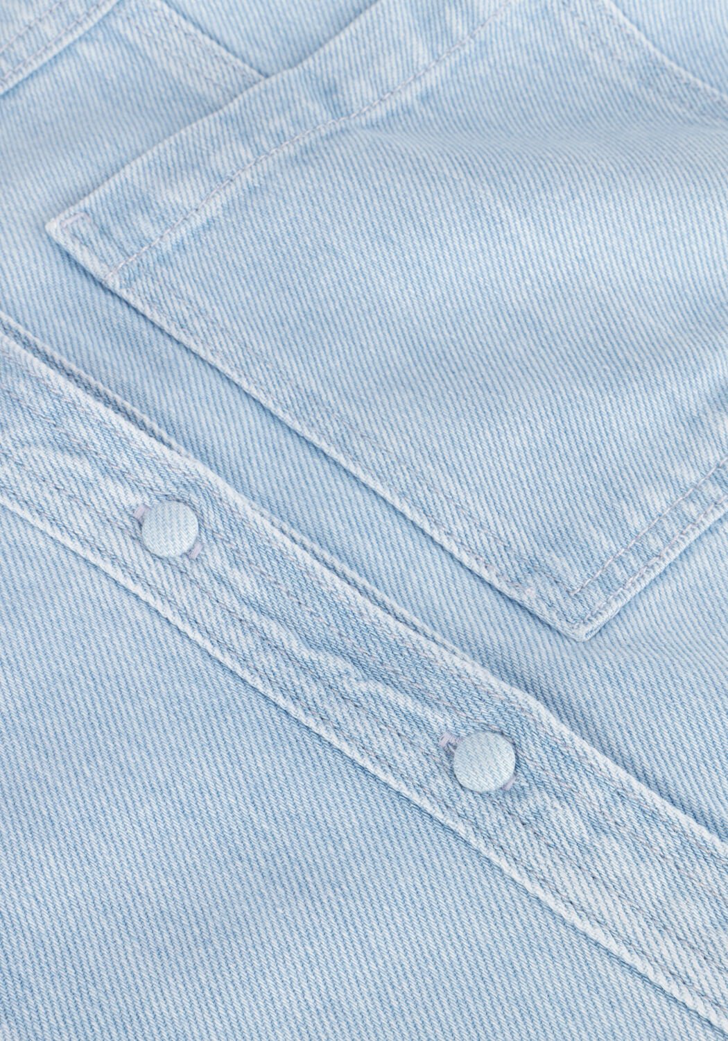 Lichtblauwe SECOND FEMALE Blouses IRVIN DENIM SHIRT - large