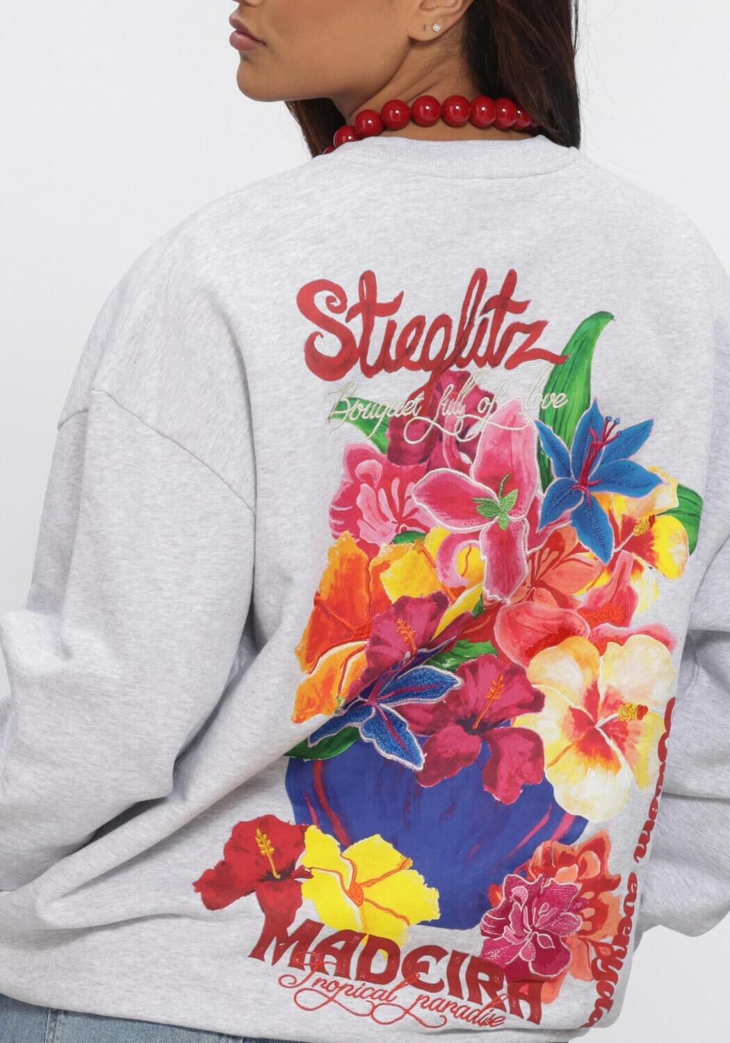 Grijze STIEGLITZ Truien/vesten GLENDA SWEATER - large